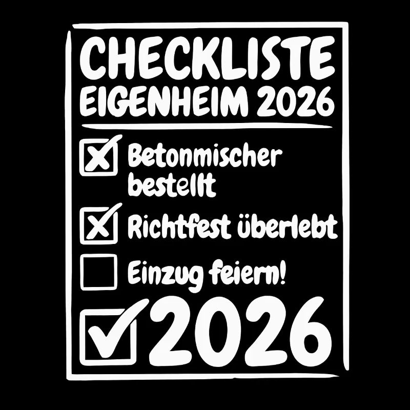 Checkliste Eigenheim 2026 Hausbau