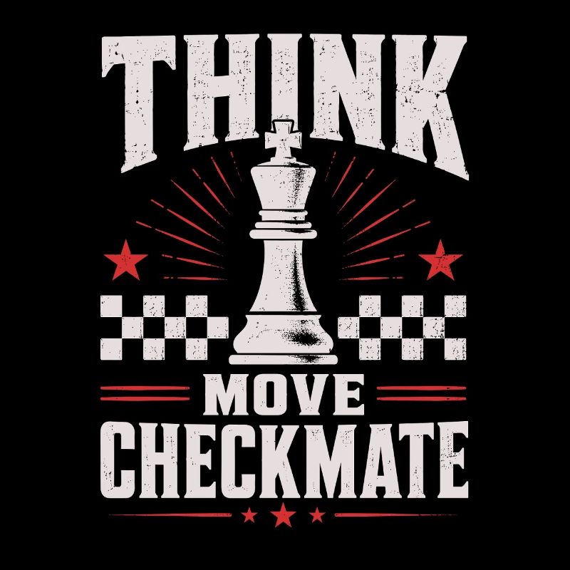 Échecs Échec et mat Pensez à Chemise Move