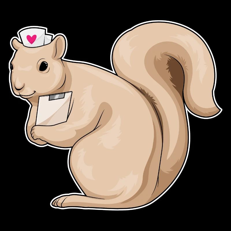 Eichhörnchen Krankenschwester Herz