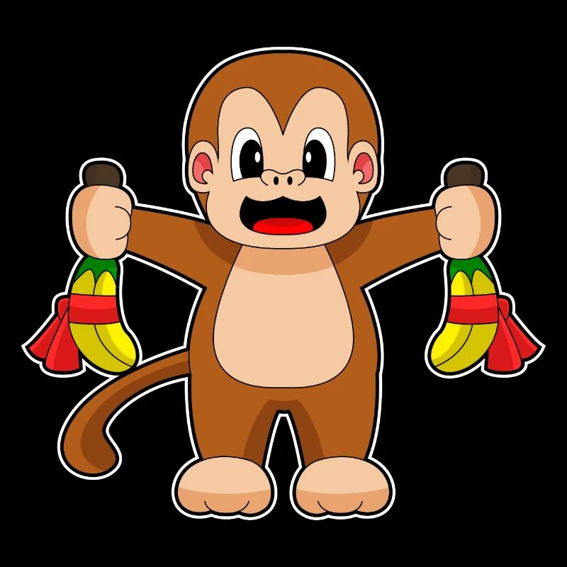 Affe Banane Geburtstag
