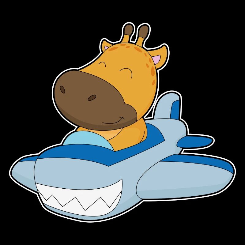 Giraffe Airplane