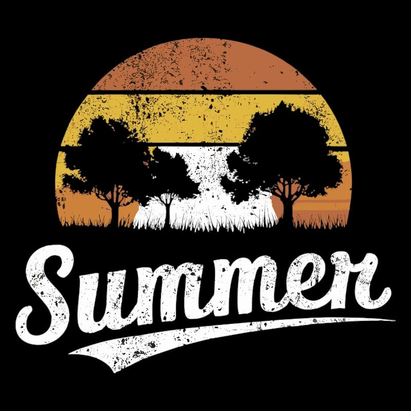Retro Sunset Summer