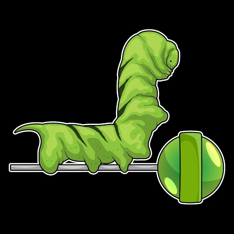Caterpillar lollipop