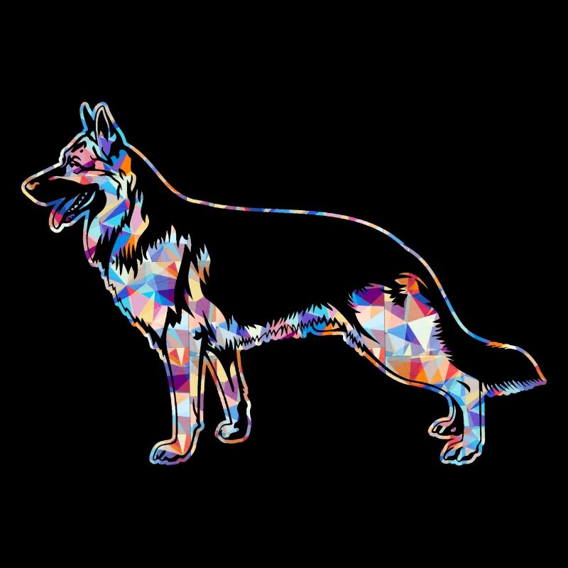 German Shepherd Geometric