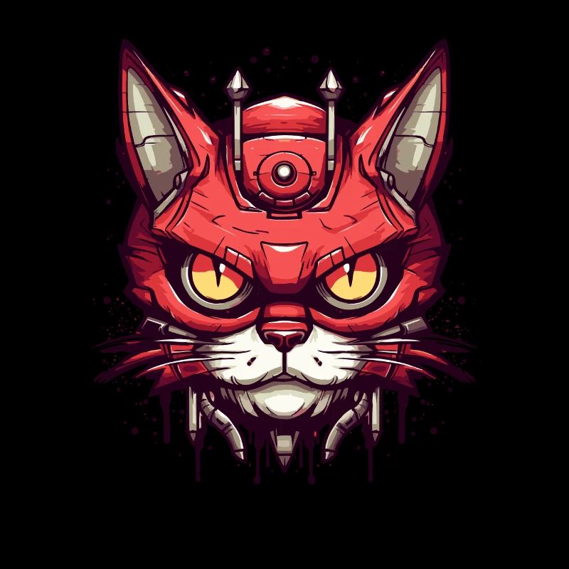 Urban Mecha Tech Cat Cat