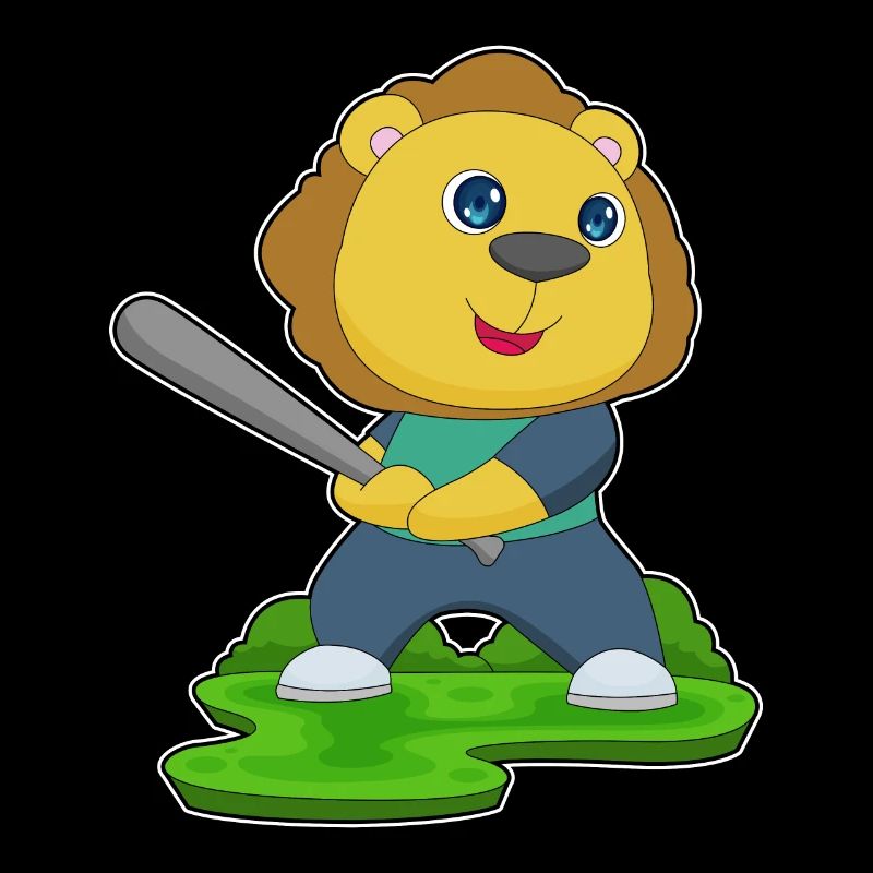 Löwe Baseball Baseballschläger