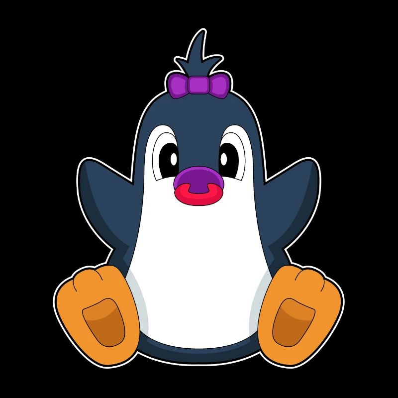 Penguin Baby Pacifier