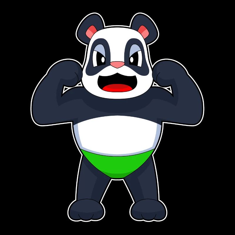 Panda Bodybuilder Bodybuilding