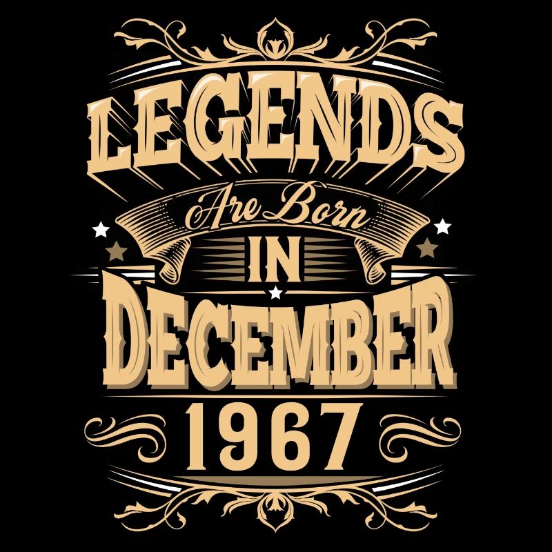 December 1967 Birthday Legend