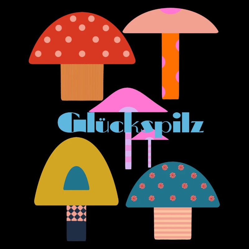 Bunte Glückspilze
