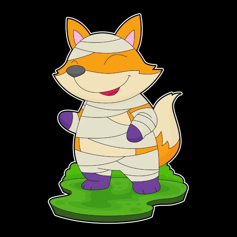 Fuchs Halloween Mumie