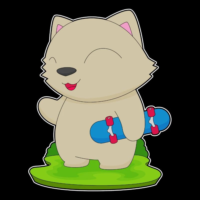 Chat Skater Skateboard