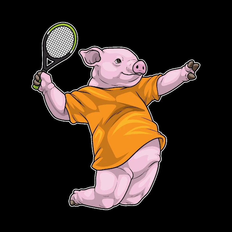 Pig Tennis Racket