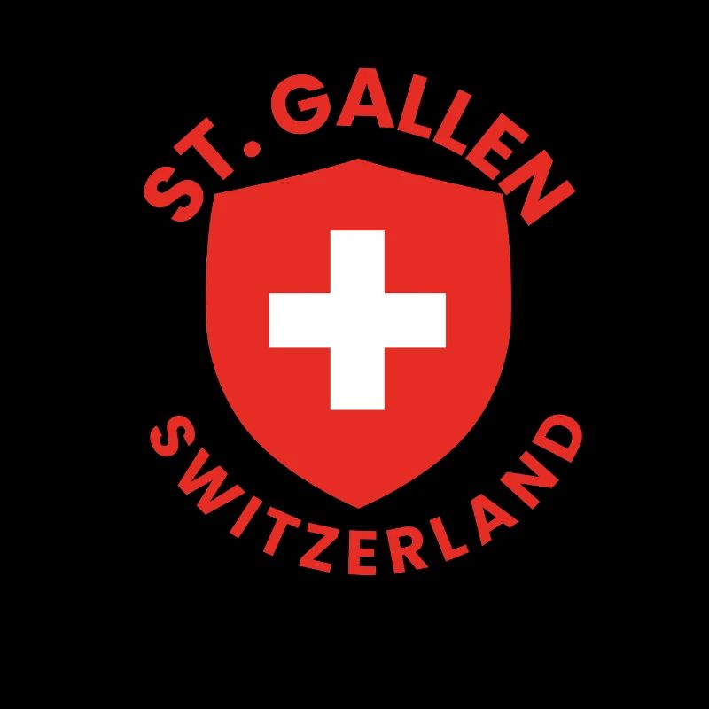 St. Gallen Schweiz Schildemblem