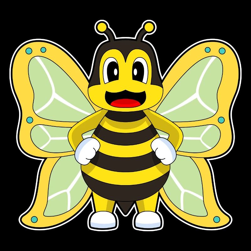 Abeille papillon