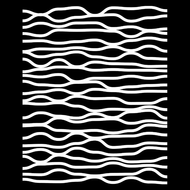Zebra Wave Stripe Pattern