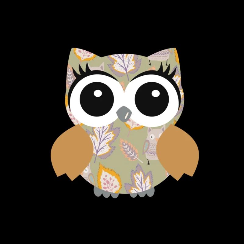 Eule Vintage Herbst