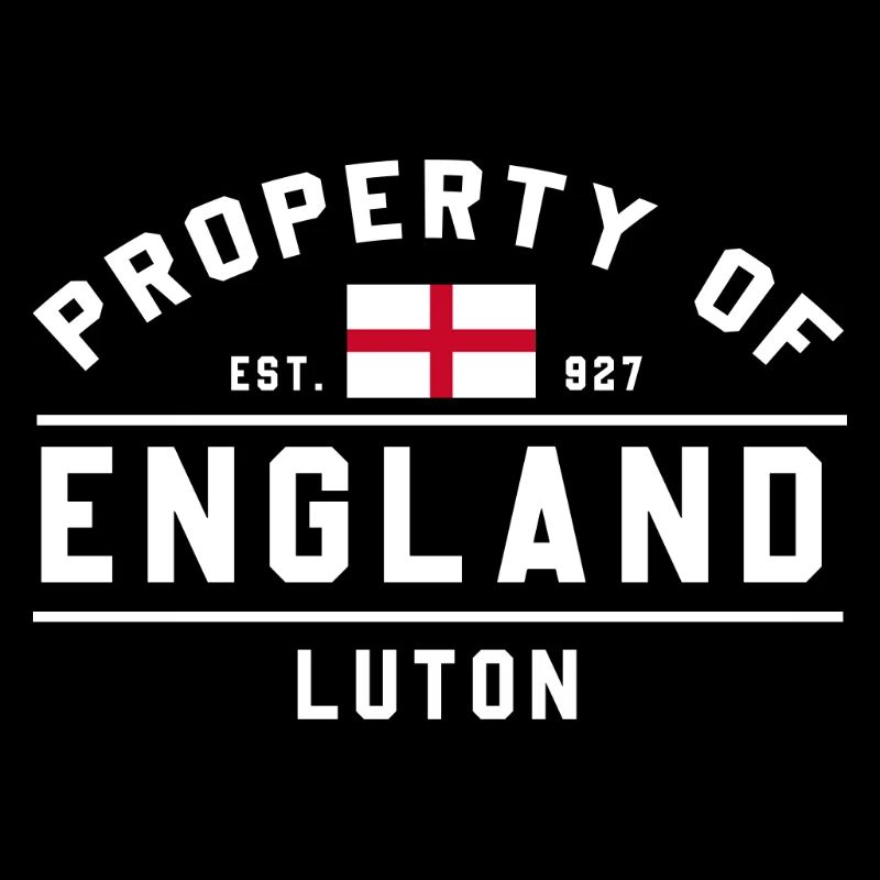 Luton-Emblem mit England-Motiv