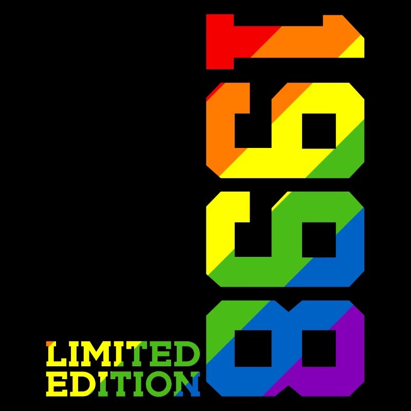 LGBTQ 1998 REGENBOGEN QUEER 27. GEBURTSTAG PRIDE