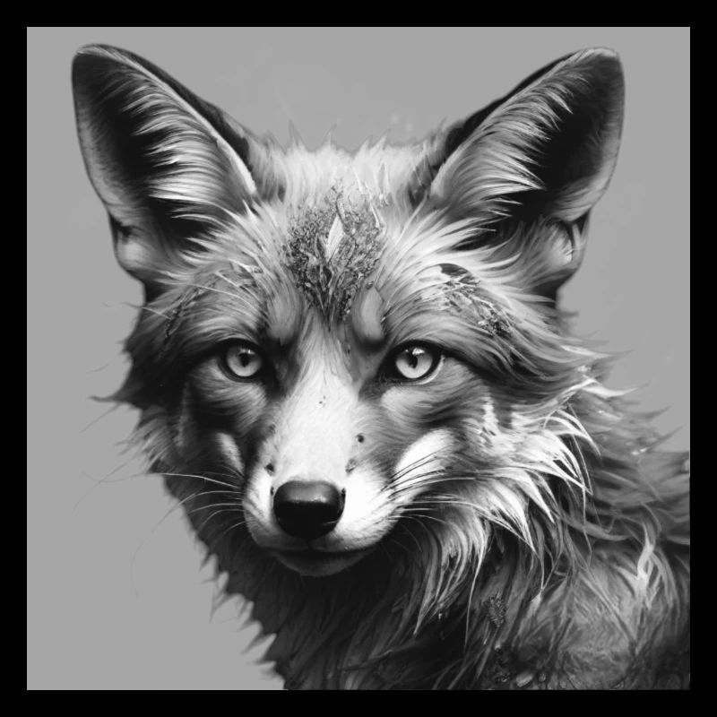 Fox schwarz / weiss