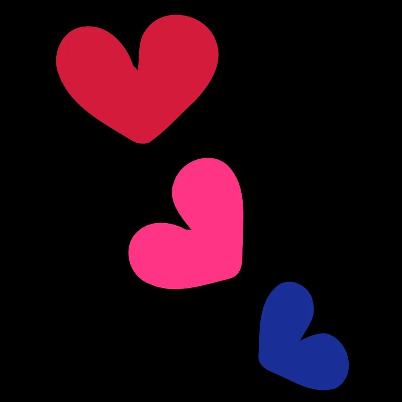 3_colorful hearts