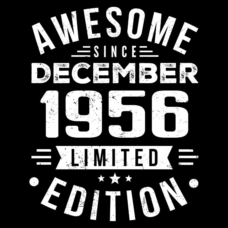 Birthday present born in December 1956