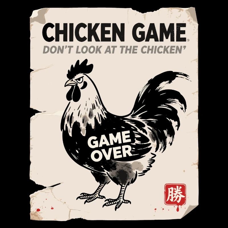 Chicken Game: Don't Look at the Chicken
