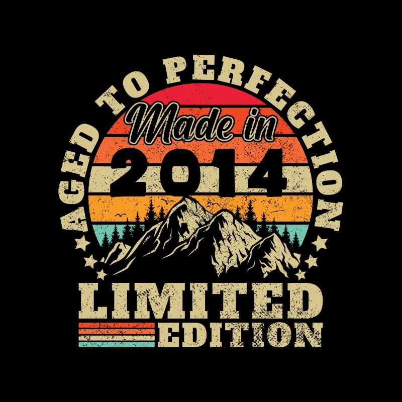 2014 Vintage Retro Geburtstagsgeschenk