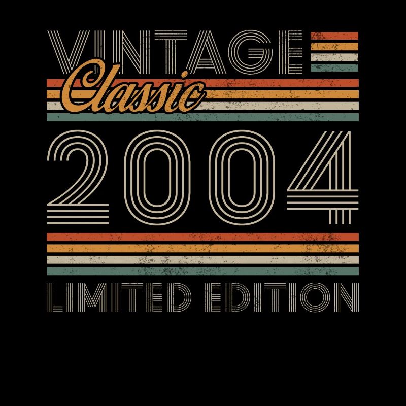 2004 Vintage Retro Geburtstagsgeschenk