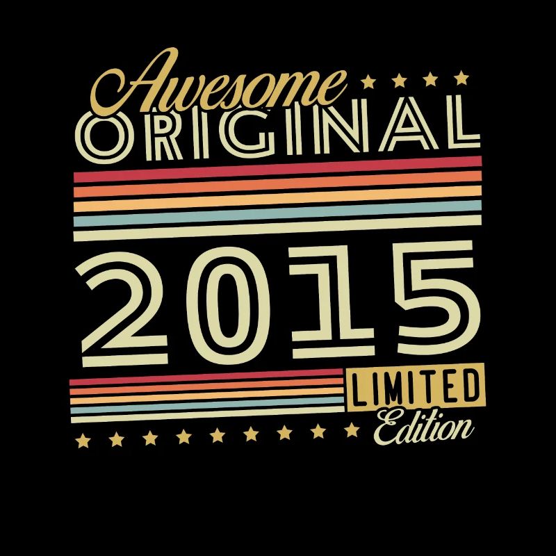Original 2015 Vintage Retro Anniversary Gift