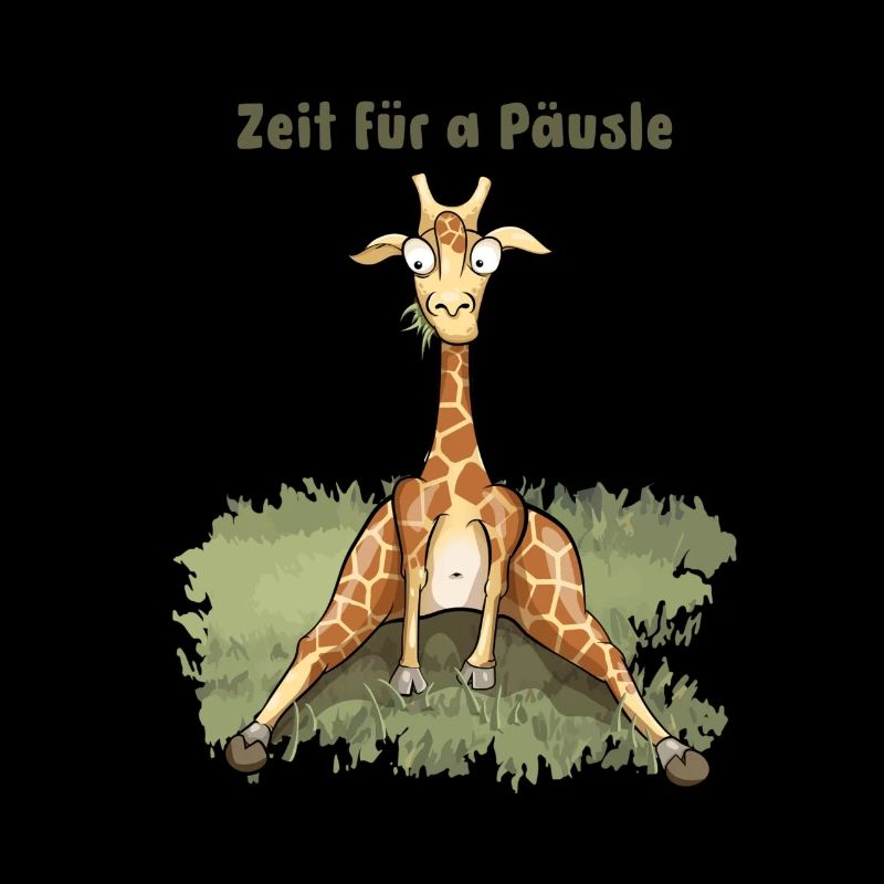 Zeit für a Päusle - Schwäbische Comic Giraffe