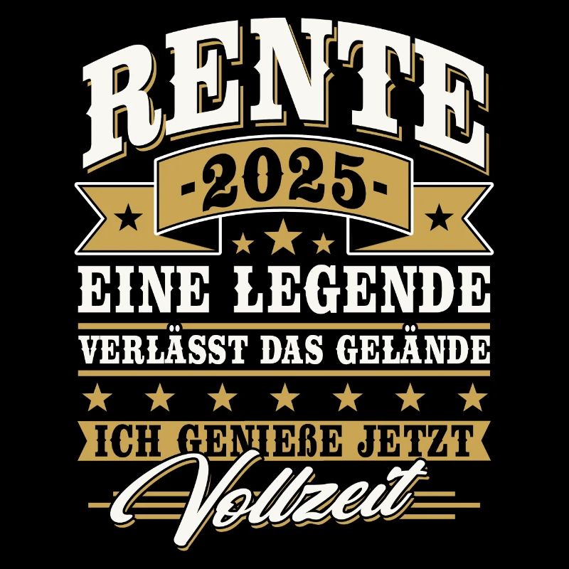 Rente 2025 Ruhestand Rentner Geschenk