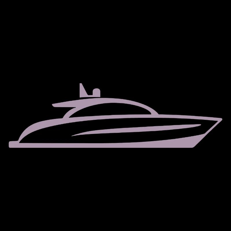 Boot Yacht Silhouette Minimalistisch