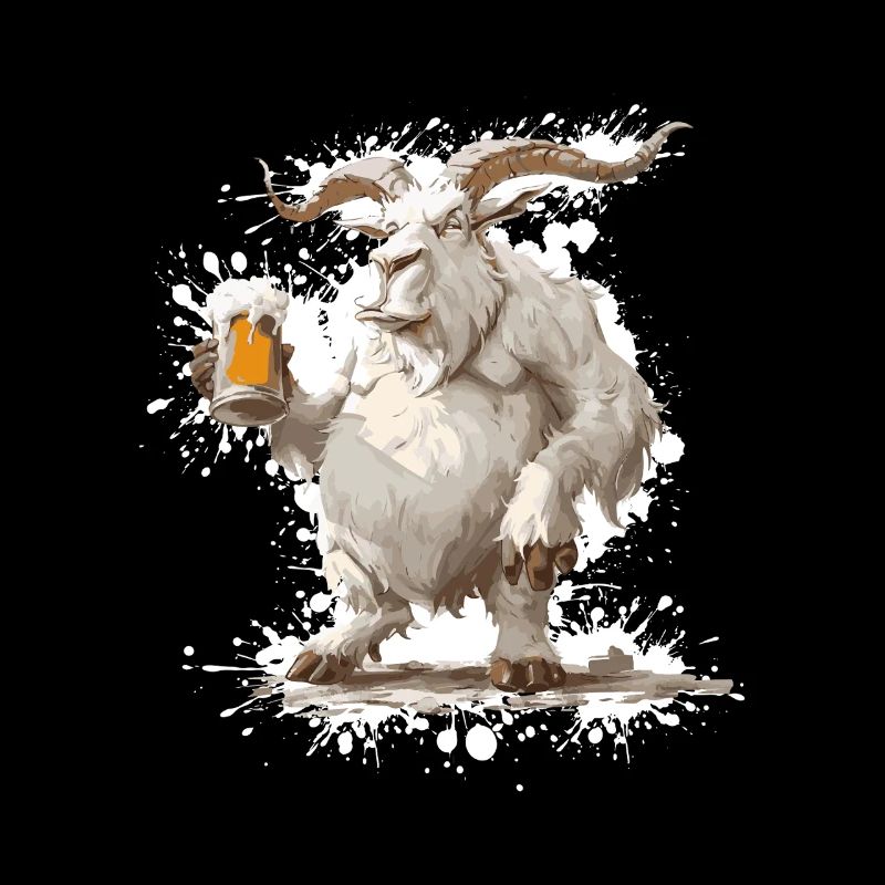 Chèvre de montagne bière drôle