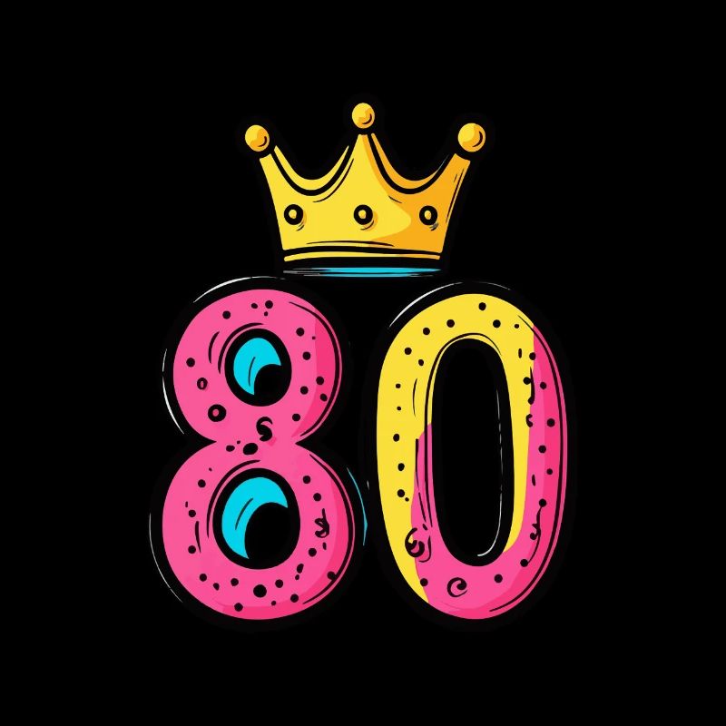 80 Zahl Krone