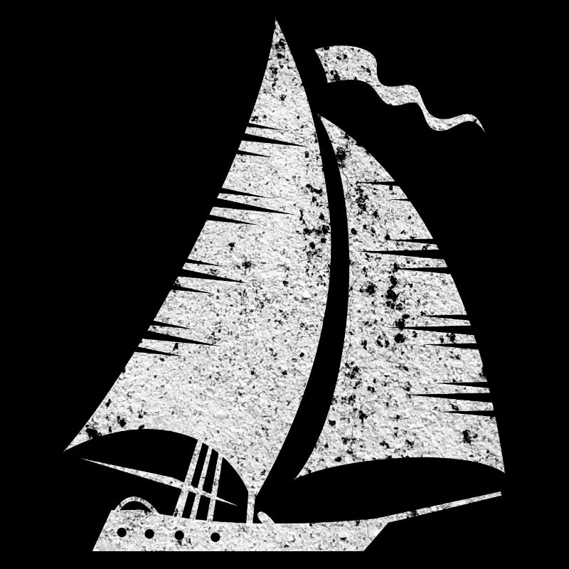 Segelboot Silhouette Minimalistisch Grunge