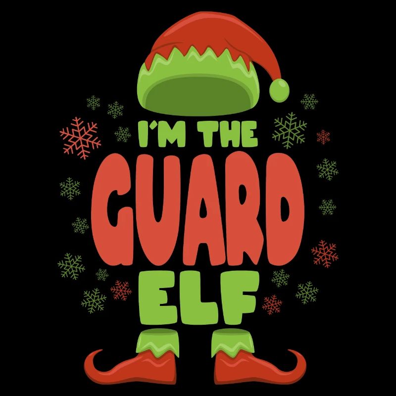 Security guard Christmas elf