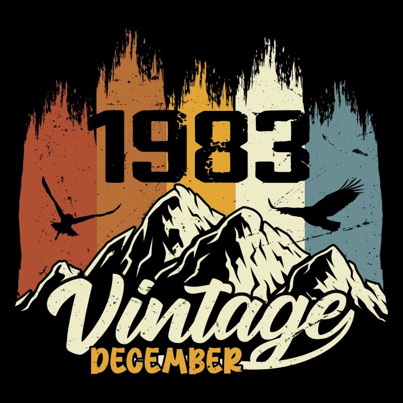 Geburtstagsgeschenk geboren im Dezember 1983