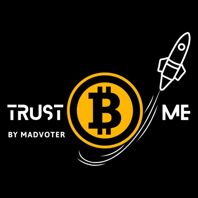 TRUST ME BITCOIN 1 weiß