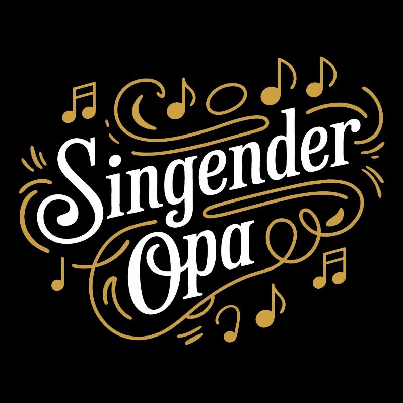 Singender Opa - unser Opa Großvater singt gerne