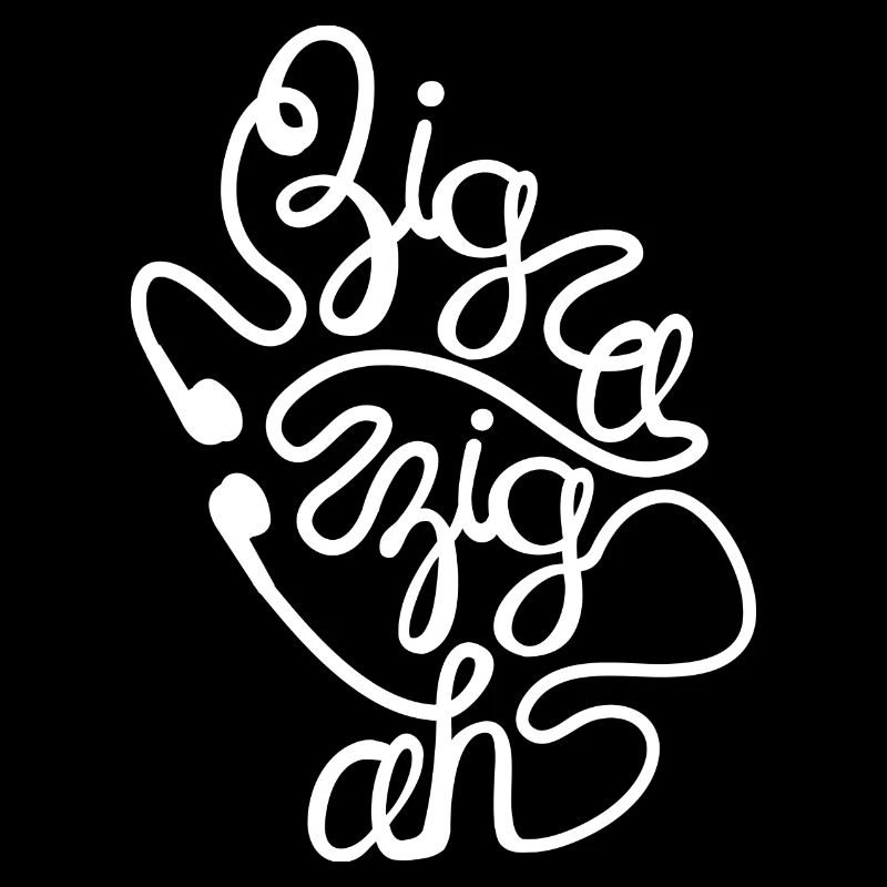 T-shirt bicolore "Zig a zig ah"