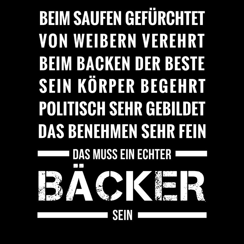 Bäcker, Backen Shirt