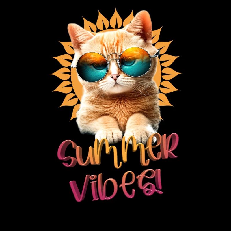 Summer Vibes Katze