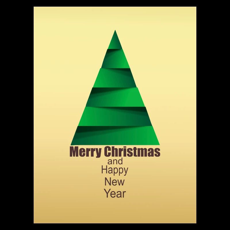 Moderner abstrakter Weihnachtsbaum Modern Abstract