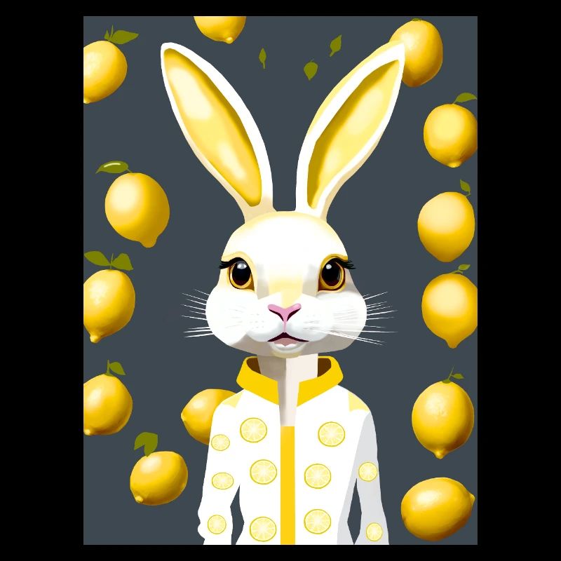 Lapin aux agrumes, éclat de citron