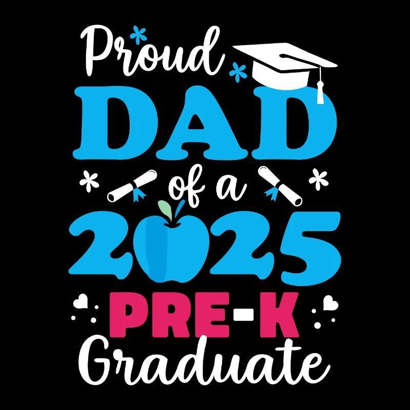 Fier papa d’un enfant d’âge préscolaire 2025