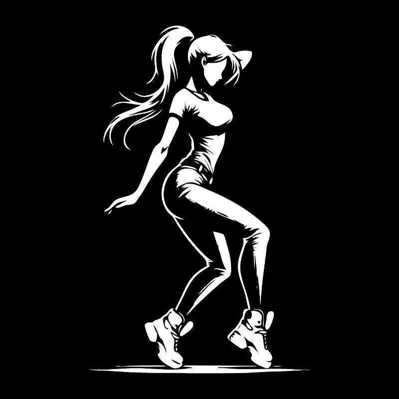 Danseuse de danse de rue – Design cool