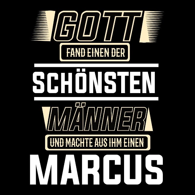 Marcus le plus bel homme de Dieu en forme de design