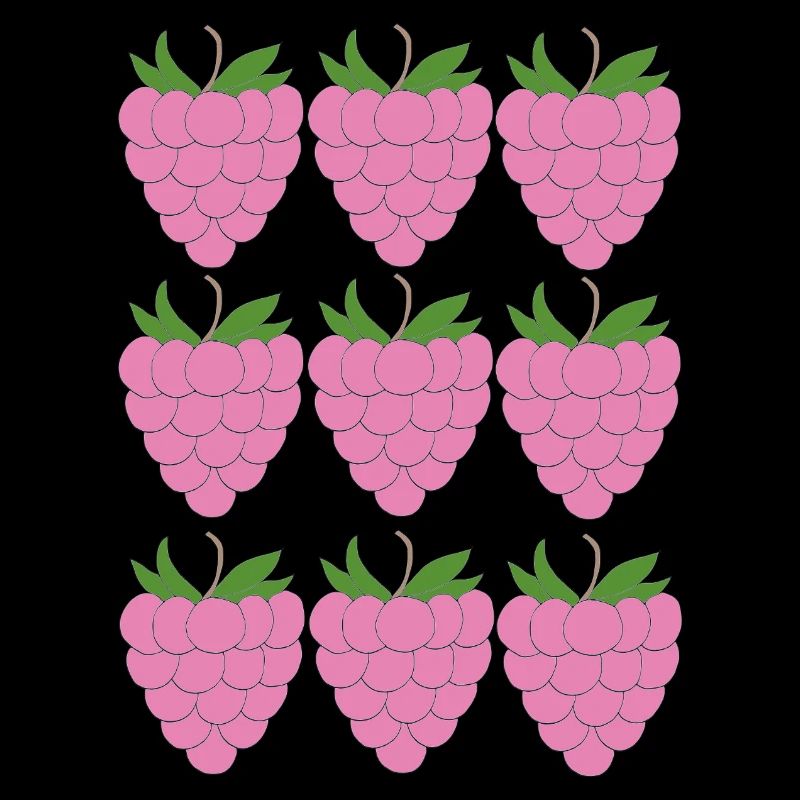 Motif de grille framboise