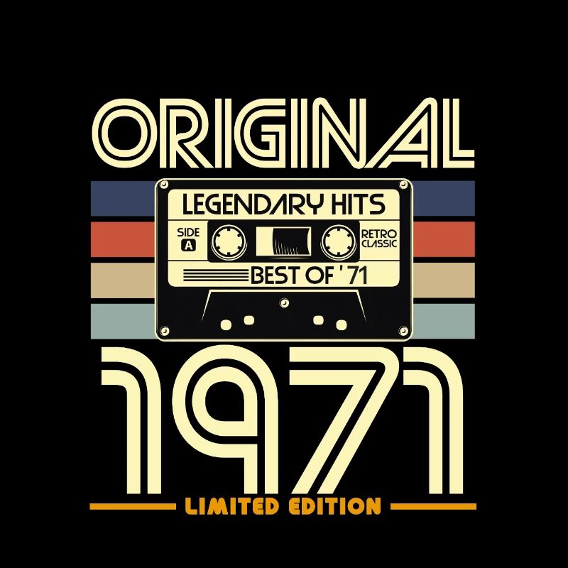 Original 1971 Cassette Vintage Limited